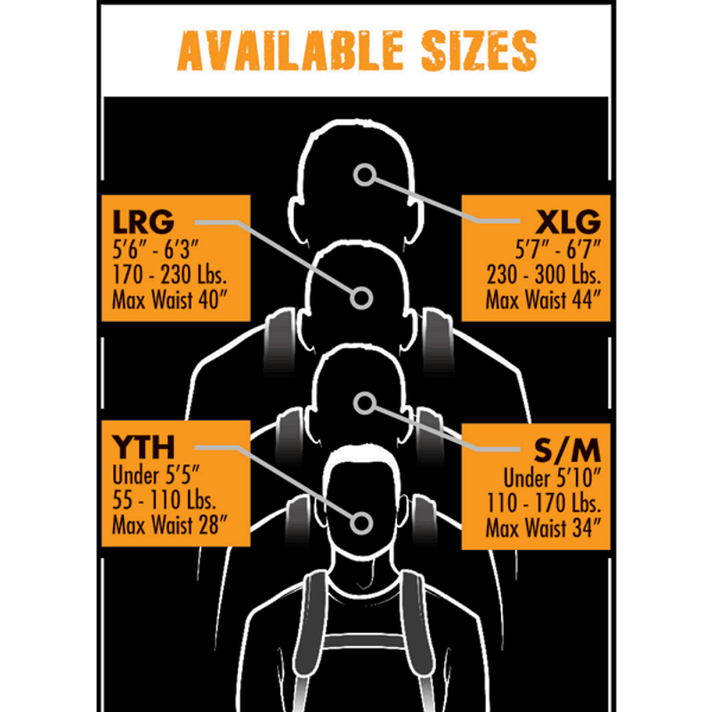 Hunter Safety System Harness Size Chart