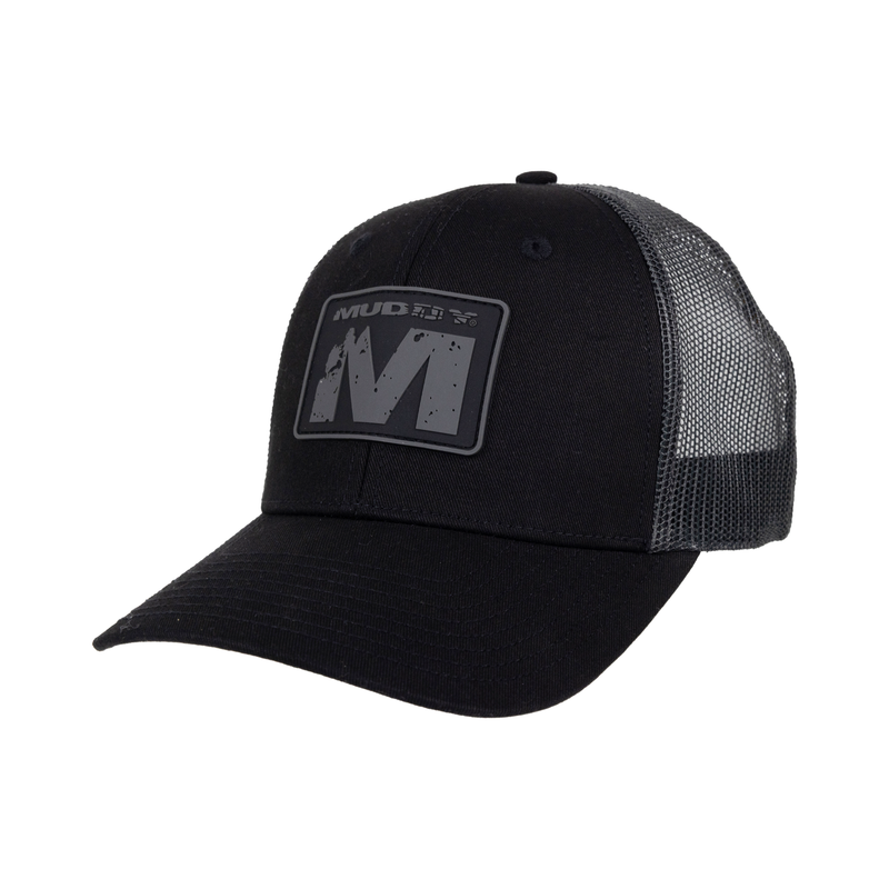 Muddy -  Logo PVC Patch Meshback Cap - Black