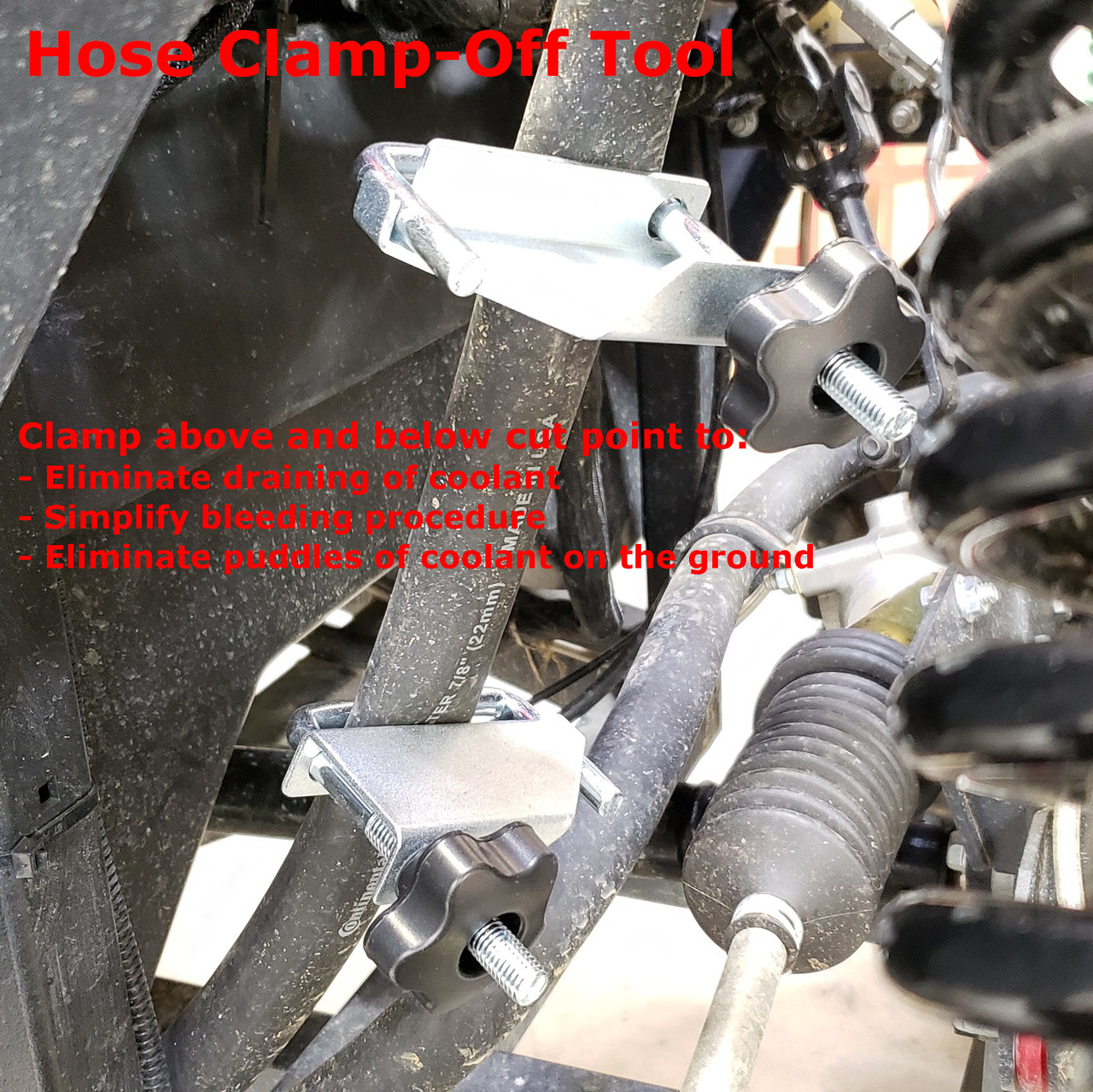 Hose Clamp Off Tools - Eliminate coolant leaks