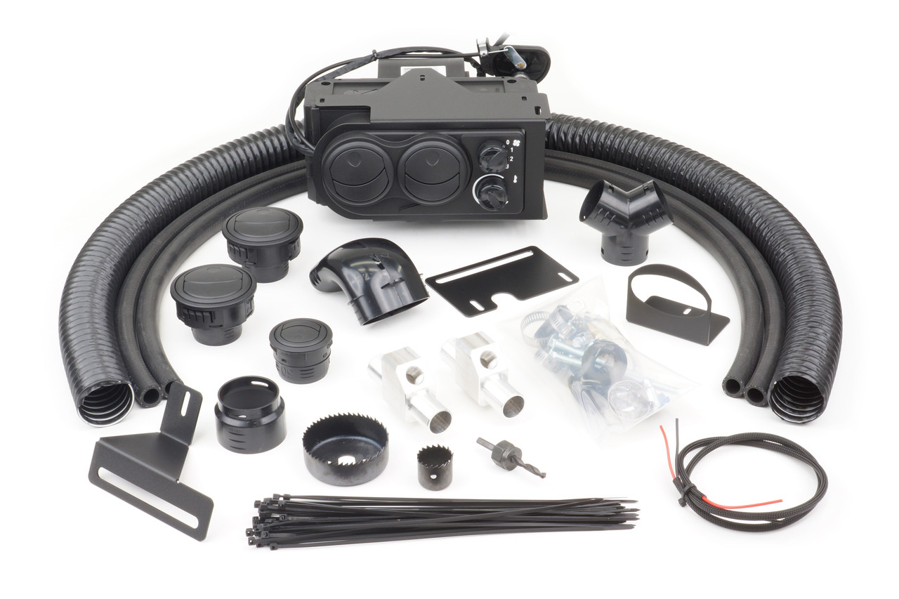 Polaris RZR  900 W/ EPS (2011-2014) Ice Crusher Heater Kit.  The Kit includes all specialty tools, vents, hoses, brackets and hardware for a professional installation.