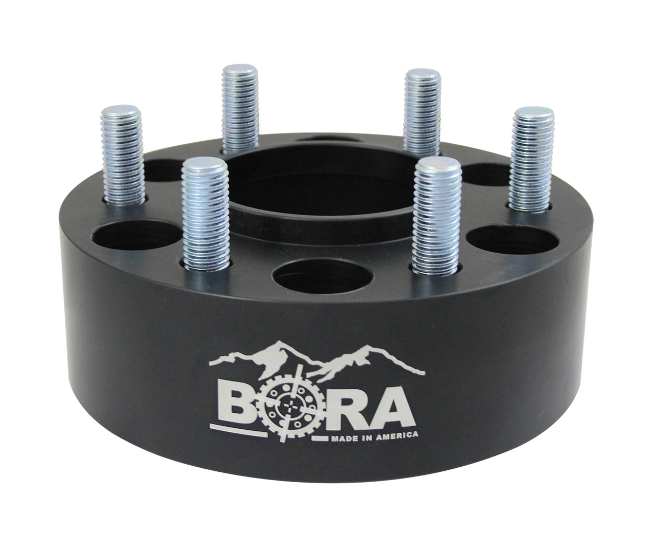 6 Lug Aluminum Bora Wheel Spacers.  Best Tractor Wheel Spacers Made in America.