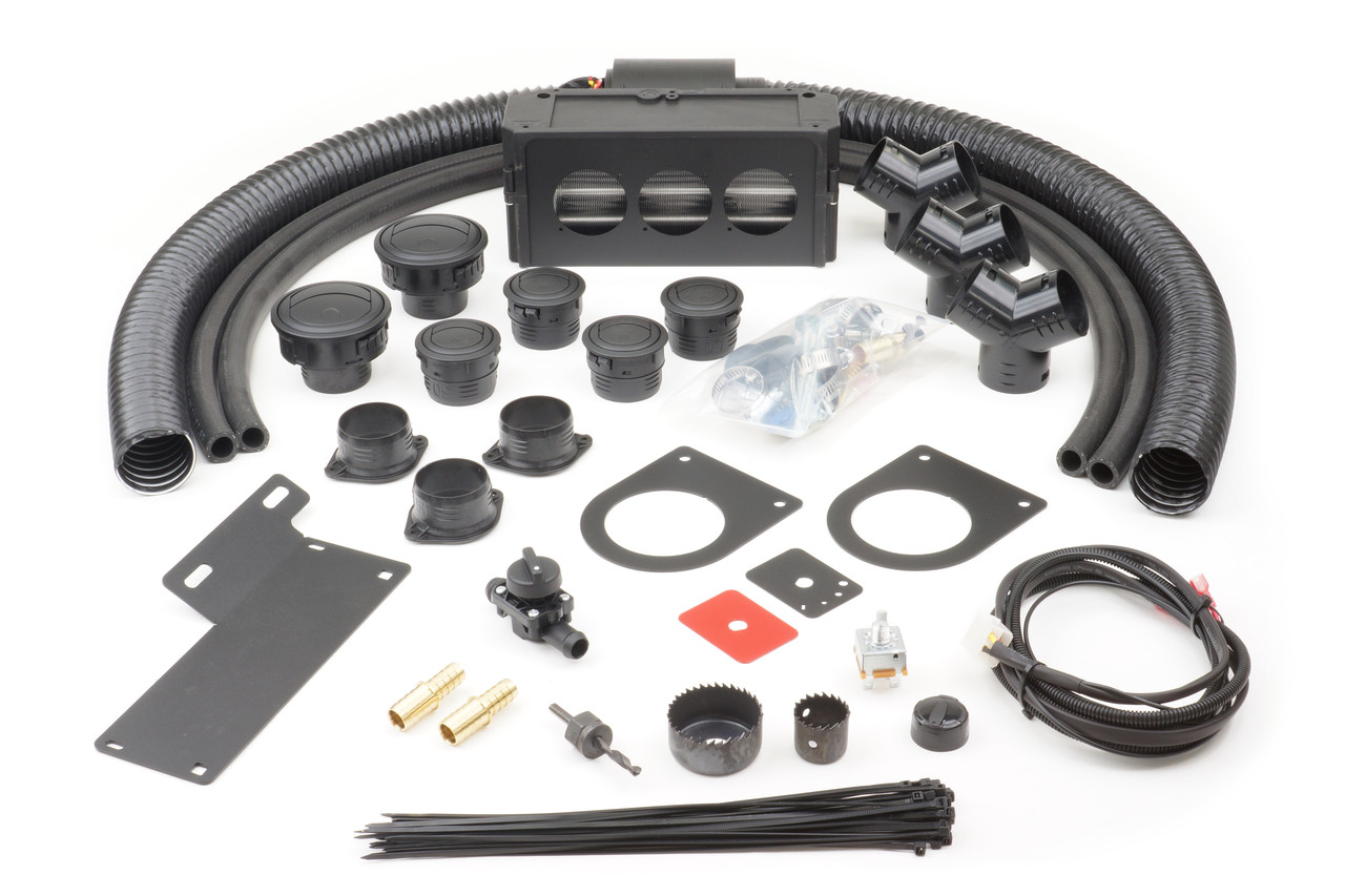 2015+ Polaris Ranger 570 (Pro Fit Roll Cage) Ice Crusher Heater Kit.  The Kit includes all specialty tools, vents, hoses, brackets and hardware for a professional installation.