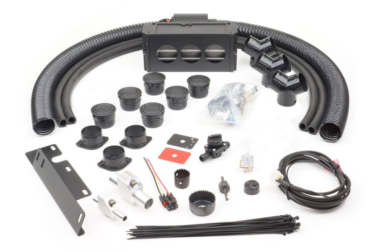 2018+ Polaris Ranger XP1000 Ice Crusher Heater Kit.  The Kit includes all specialty tools, vents, hoses, brackets and hardware for a professional installation.