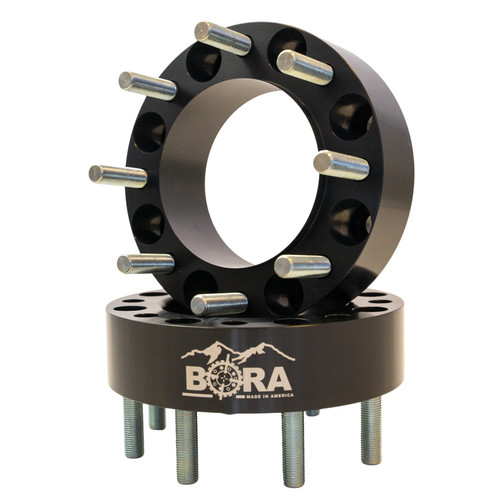 8 Lug Aluminum Bora Wheel Spacers.  Best Tractor Wheel Spacers Made in America.
