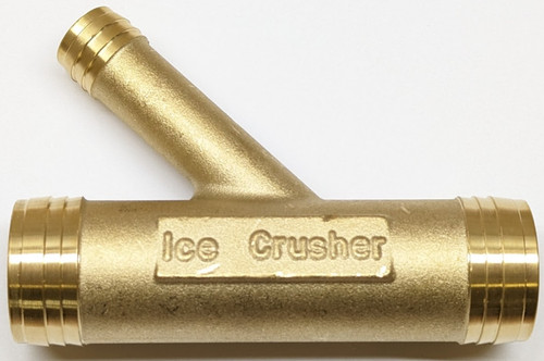 1'' Ice Crusher Brass Y Fitting