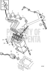 Volvo Penta Leak-Off Pipe 3809334