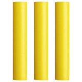 Pacer Battery Cable Heat Shrink Tubing - 1" x 12" - Yellow (3-Pieces)