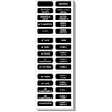 Blue Sea 8067 AC Panel Extended 120 Label Set