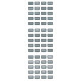 Blue Sea 8217 Grey Small Format Label Kit - 60 Labels