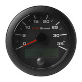 Veratron 3-3/8" (85mm) OceanLink&reg; GPS Speedometer - Black Dial & Bezel (0-35 K/MPH/KMH)