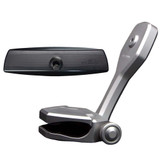 PTM Watersports Mirror/Bracket Kit w/VR-140 PRO Mirror & ZXR-320 (Silver)