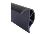 Vinyl Edging Black O-Shaped