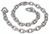 Galv Anch Chain 1/4 X 4''