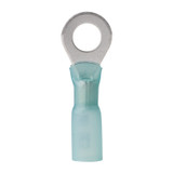 Ancor 16-14 1/4 Ring Terminal Heat Shrink Blue 25 Pack