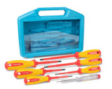 Ancor 7pc Screwdriver Set with Case, Insulated Ancor 7pc Screwdriver Set with Case, Insulated