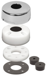 Blue Sea CableClam.625in Stainless Steel Cover Max Cable Dia 0.31