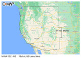 C-MAP Reveal Inland US Lakes West C-MAP Reveal Inland US Lakes West