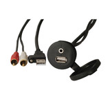 Fusion MS-CBUSB35 Panel Mount 3.5mm and USB Au-In Jack Fusion MS-CBUSB35 Panel Mount 3.5mm and USB Au-In Jack