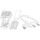 Humminbird Open Water Adapter Kit Transom Mount For Mega Live Humminbird Open Water Adapter Kit Transom Mount For Mega Live