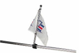 Sea-Dog Line Ss Rail Mount Flagpole - 30" 327124-1