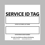 Rj Business Forms Service Tags (100/Pk)