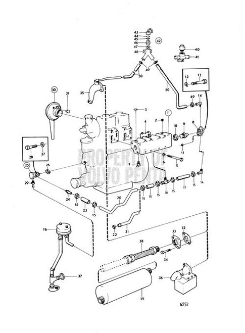 Volvo Penta Thermostat Kit 876080