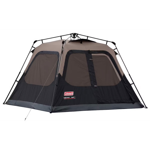 Coleman 4-Person Cabin Camping Tent w/Instant Setup - Black