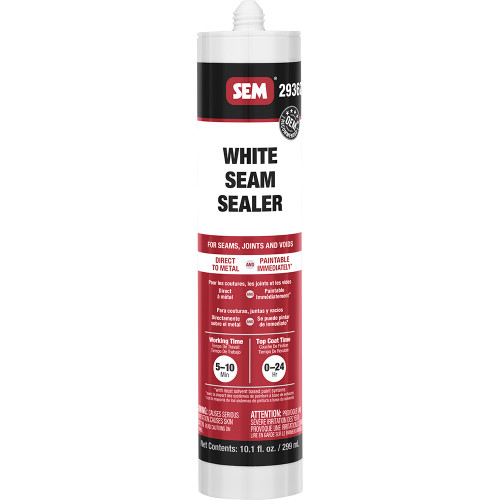 SEM 1K Seam Sealer - 10.1oz Tube - White