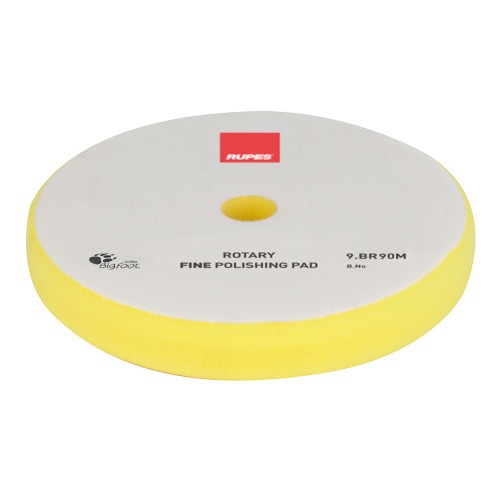 RUPES Rotary Fine Polishing Foam Pad 75/90mm - Yellow
