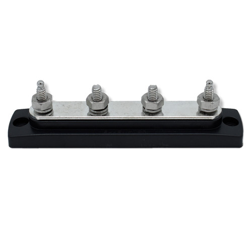 Bluewater Common Stud Busbar 4 Gang - Black