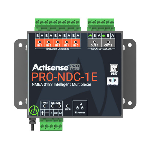 Actisense PRO NMEA 0183 Multiplexer - 5 Inputs & 2 ISO-Drive Outputs, Ethernet & Serial Connections