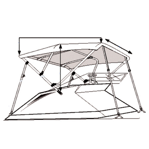 Toon Frame Sq Tube 56x96x (Wsl)