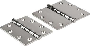 Butt Hinge 4x 4-1/2 Cntr Pin