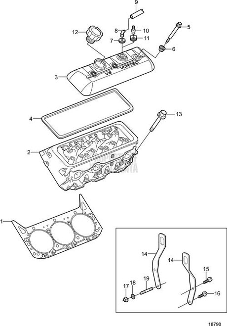 Volvo Penta Oil Filler Cap - Volvo Penta (3854944)