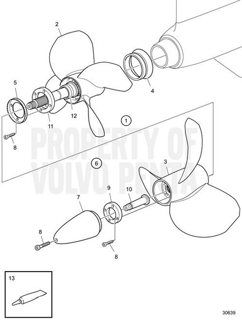 Volvo Penta Line Cutter - Volvo Penta (23062729)