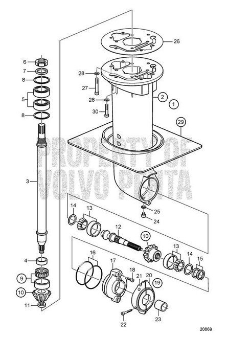 Volvo Penta Propeller Shaft - Volvo Penta (3582888)