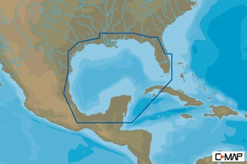 C-MAP NA-Y064 Max N+ microSD Gulf of Mexico