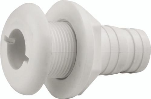 Sea-Dog Line Poly Thru-Hull (Wht) 1 1/8 In 520770-1
