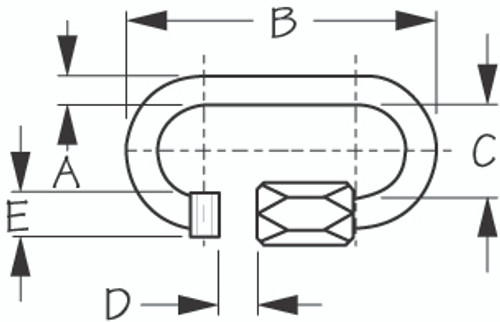Sea-Dog Line Ss Quick Link 2-1/4" 153006-1