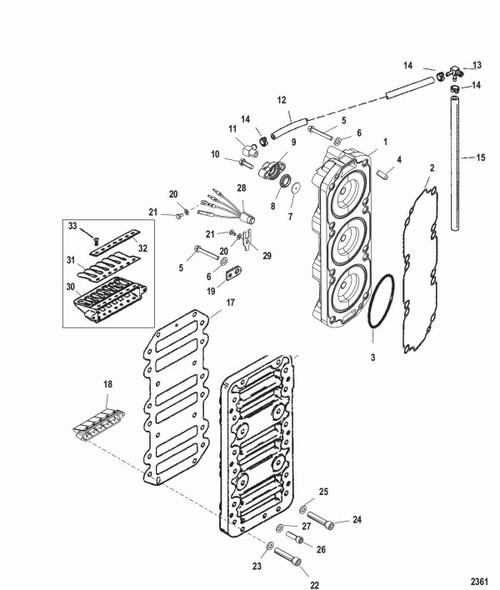 Mercury Marine Gasket (Wsl)