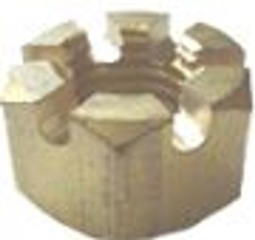 Marine Machining & Mfg. Brass Castle Nut 3/4-10 Cast. Nut