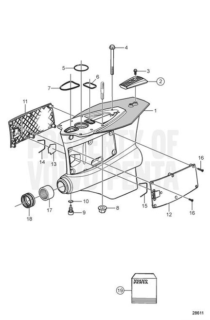 Volvo Penta Anode Kit 23164609