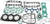 Recambios Marinos Powerhead Gasket Kit Rec6H4-W0001-04