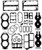 Recambios Marinos Gasket Set 6F3-W0001-04-00