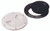 Sea Dog Marine Abs Deck Plate White Smooth 4" (336140-1)