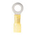 Ancor 12-10 5/16 Ring Terminal Heat Shrink Yellow 25 Pack