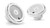 JL Audio M3 7.7in Coaxial Speakers White Classic Grille