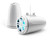 JL Audio M3 7.7in Enclosed Tower Speakers White Sport Grille with RGB LED