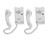 Newmar 2 Station Intercom System Bright White