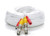 25ft RG59 Siamese Cable BNC Males And Power Leads